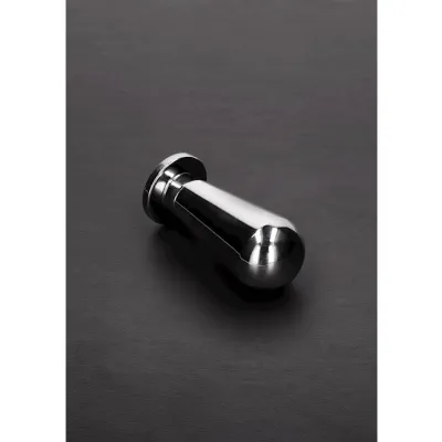 Steel Truncheon Plug 3 2 Inch Silver 3 2 Inch