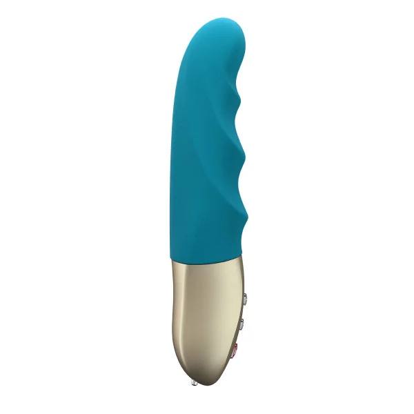 Fun Factory Stronic Petite Mini Pulsator Thrusting Dildo - Deep Sea Blue