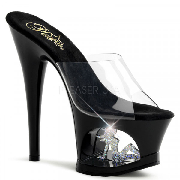 MOON-701TG - 7" Heel, 2 3/4" Cut-Out PF Slide