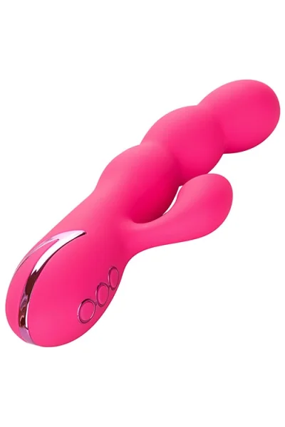 California Exotic Oceanside Orgasm Silicone Rabbit Vibrator with Clitoral Suction