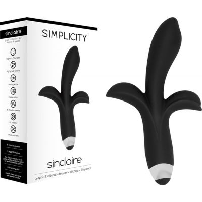 SINCLAIRE G Spot Clitoral Vibrator Black