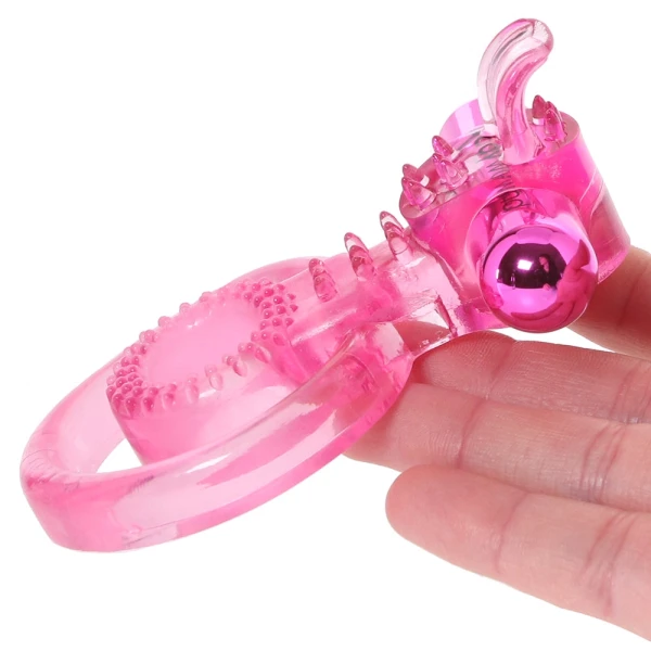BodyWand Rechargeable Duo Tickler Ring in Pink — image 4 of 6