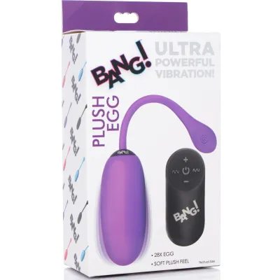 BG 28X Plush Egg Remote Purple