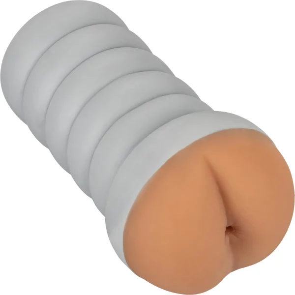 Gripper Ribbed Tight Ass Brown Masturbator