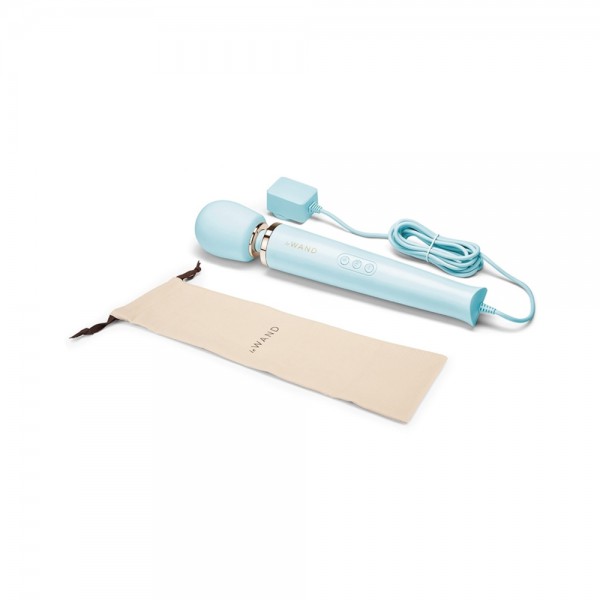 Le Wand Powerful Plug-in Vibrating Massager Sky Blue