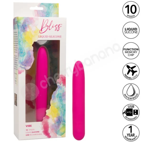Bliss Liquid Silicone Slim & Smooth Vibe
