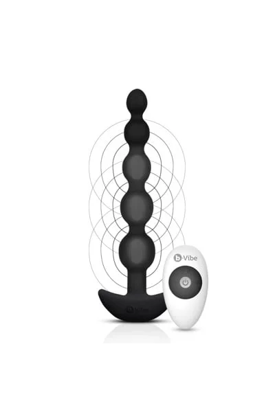 B-Vibe - Cinco Anal Beads - Black — image 9 of 14