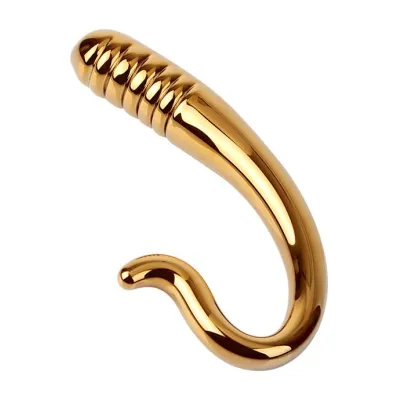 Lucent Golden Glass Massager