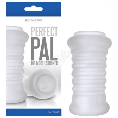 Perfect Pal Frosted Big Mouth Stroker Masturbator