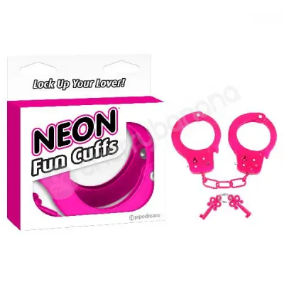 Neon Pink Fun Cuffs