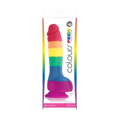 Colours Pride Edition 6 Inch Dildo Rainbow 6 Inch