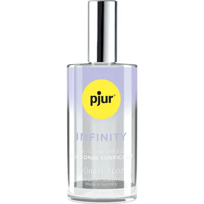 Pjur Infinity Silicone Based Personal Lubricant 1 7 oz 50 ml Glass Bottle