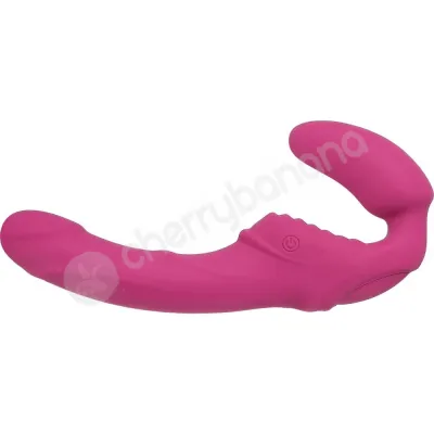 Adam Eve Eve s Vibrating Strapless Pink Strap on