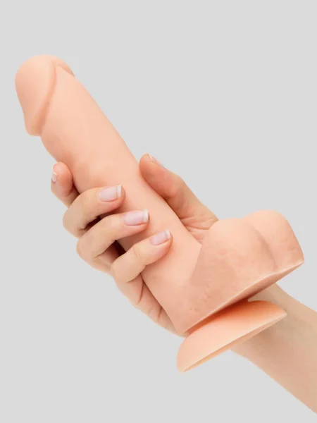 Lovehoney 8-Inch Dual Density Silicone Dildo with Balls
