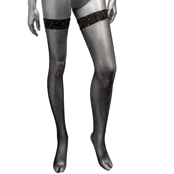 Radiance Plus Size Thigh High Stockings By CalExotics