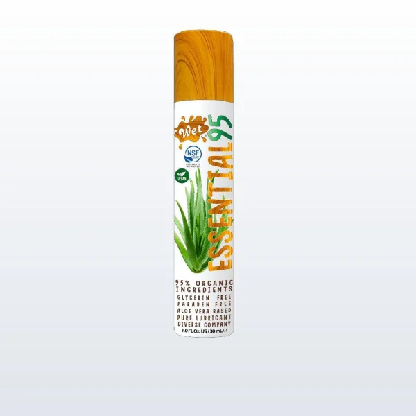 Wet Essentials 95% Organic Aloe Vera Based Lubricant