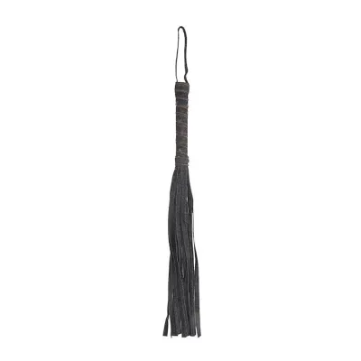 Denim Flogger Roughened Denim Style Black One Size