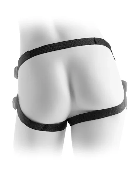 Fetish Fantasy Series Vibrating Plush Harness - Black