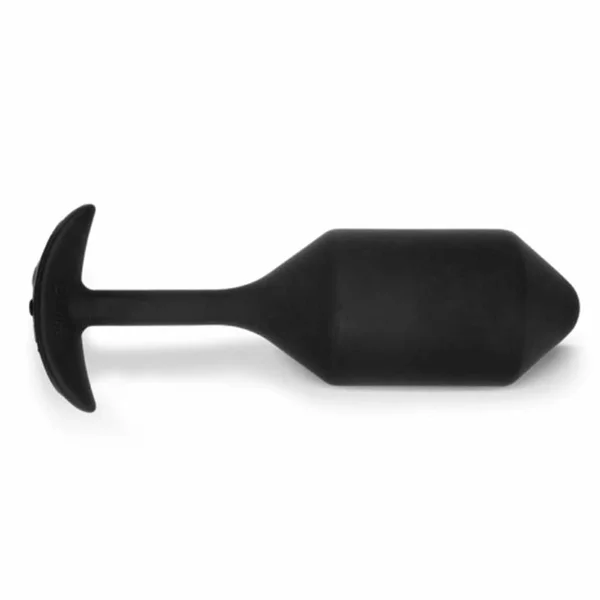 B-Vibe Vibrating & Weighted Snug Plug Black XL — image 3 of 7