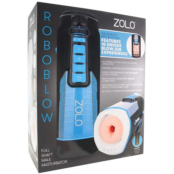 ZOLO Roboblow Full Shaft Warming Blow Job Simulating Male Masturbator — image 6 of 6