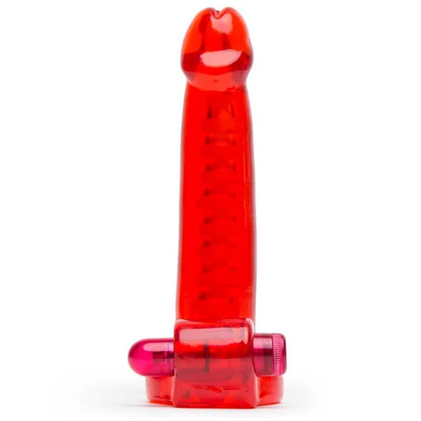 Double Penetrator Vibrating Cock Ring Red by Nass Toys — image 5 of 8