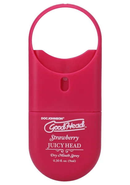 GoodHead Juicy Head Dry Mouth Spray To-Go .30 oz By Doc Johnson - Strawberry