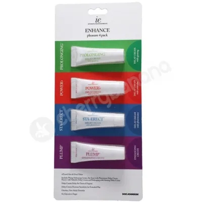 Intimate Enhancements Enhance Pleasure Mixed Sexual Enhancing Creams 4 pack 30g tubes