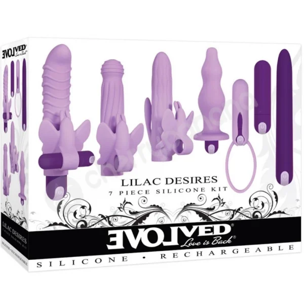 Evolved Lilac Desires Purple Sex Toy 7 Piece Kit