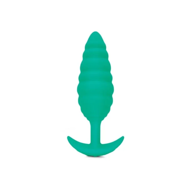 B-vibe Twist Texture Plug Green