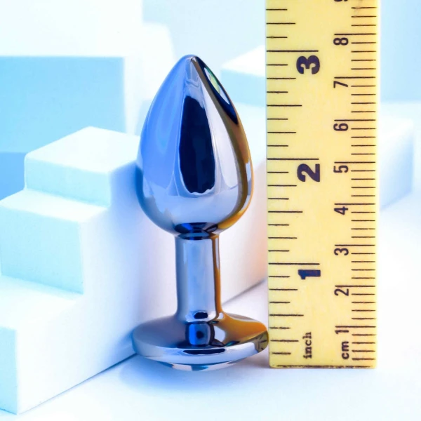 Playboy Pleasure Tux Aluminum Alloy Anal Plug - Small