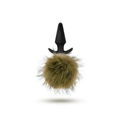 Pom Plugs Fur Pom Pom Brown