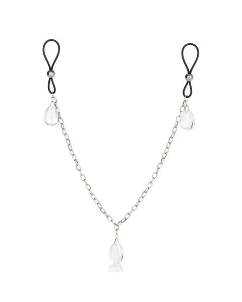 Nipple Play Non Piercing Nipple Chain Jewellery  Crystal