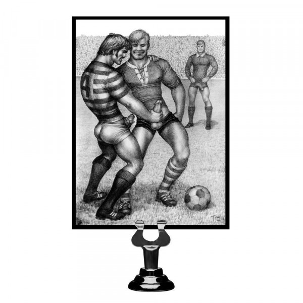 Tom of Finland Silicone Cock Ring with 3 Weighted Balls