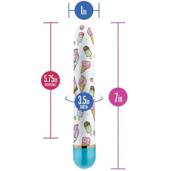 The Collection Sweet Cream Classic Slimline Vibrator by Blush Novelties — image 8 of 10