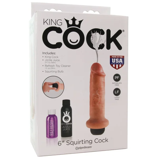 King Cock 6-inch Squirting Cock