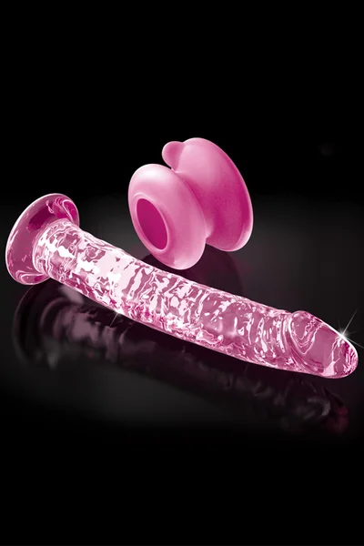 Pipedream 6.7" Realistic Glass Dildo with Suction Base — image 10 of 12