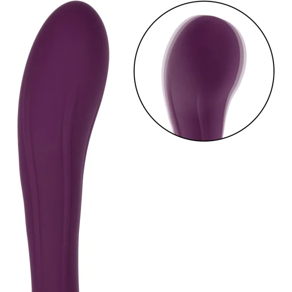 Obsession Passion Rechargeable Waterproof Silicone G-Spot Vibrator By CalExotics - Purple