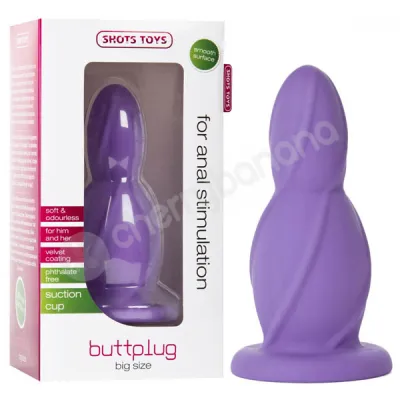 Shots Toys Purple Large Butt Plug