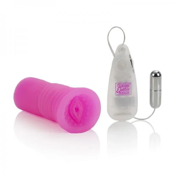 Sue Johanson Glow In The Dark Vibrating Super Head Honcho Pink