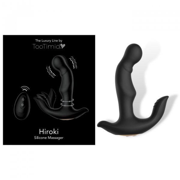 Rotating Rim Job Silicone Prostate Massager