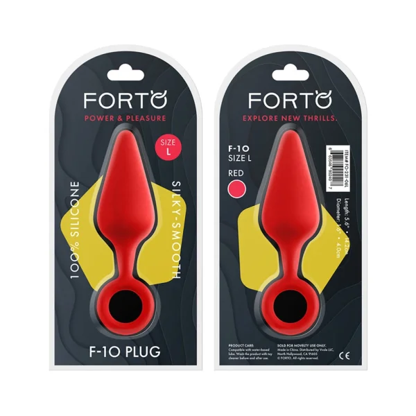 Forto F-10: Silicone Plug W/ Pull Ring Lg — image 4 of 9