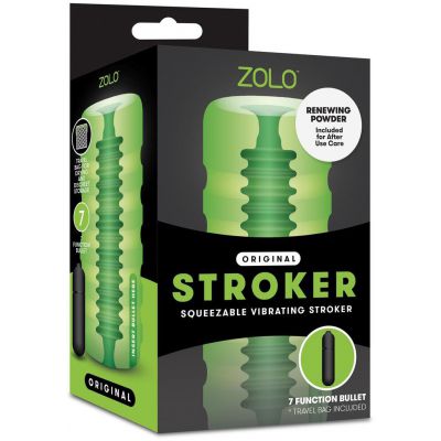 Squeezable Vibrating Stroker