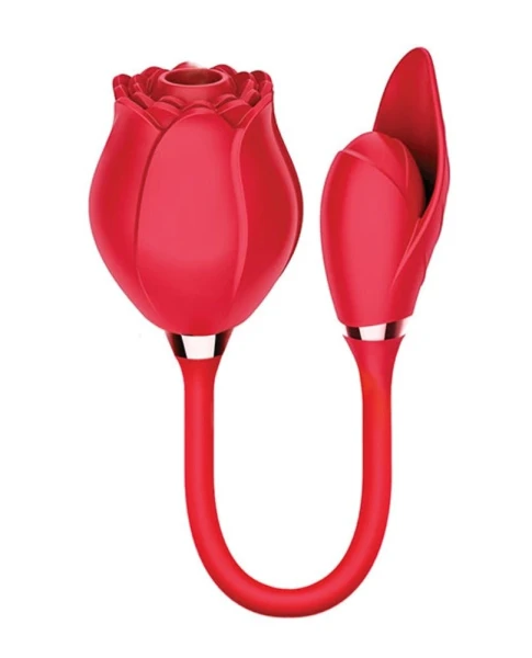 Bullets & Discreet: Wild Rose Suction And Bullet Red