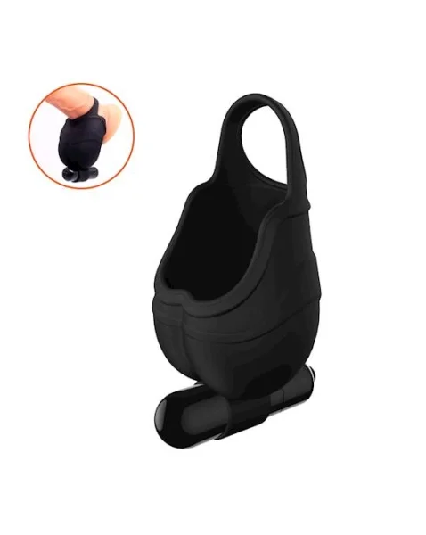 Testis Egg Massager  - Black