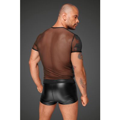 Tulle Men Shirt Decorative PVC Pleats M