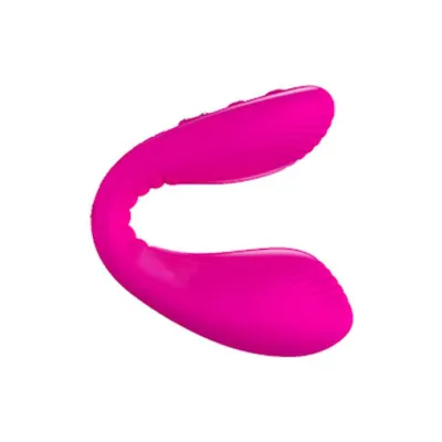 Lovense Dolce Remote Control Dual ended Vibrator Hot Pink 2 9 Inch