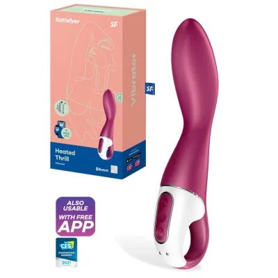 Satisfyer Heated Thrill G Spot Vibrator with Heat Function and App Control