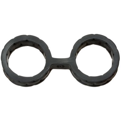 Japanese Bondage Silicone Ankle cuffs Black