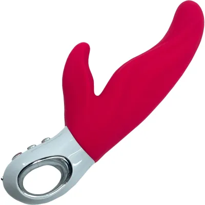 Fun Factory LADY BI Rechargeable Waterproof Dual Stimulation Vibrator India Red