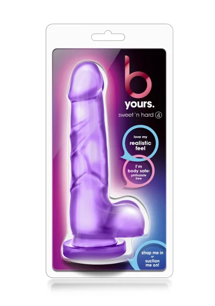 B Yours Sweet N Hard Purple Dildo — image 6 of 25